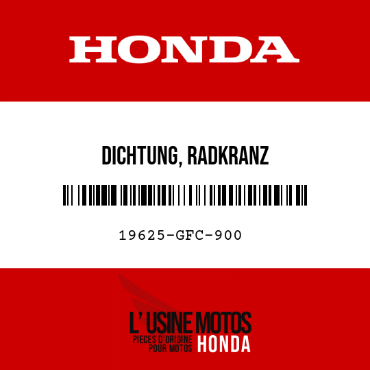 image de 19625-GFC-900 DICHTUNG, RADKRANZ