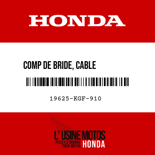 image de 19625-KGF-910 COMP DE BRIDE, CABLE         D'ACCELERATEUR