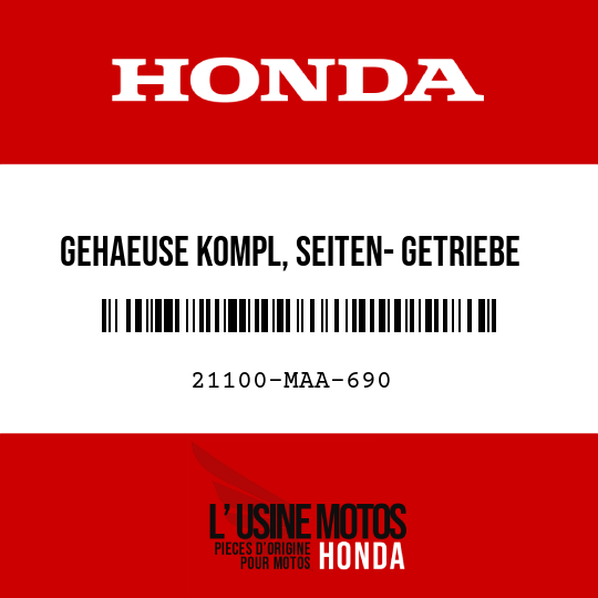 image de 21100-MAA-690 GEHAEUSE KOMPL, SEITEN- GETRIEBE