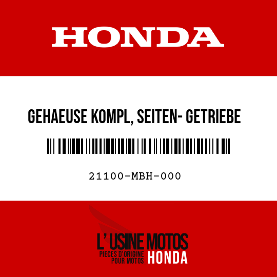 image de 21100-MBH-000 GEHAEUSE KOMPL, SEITEN- GETRIEBE