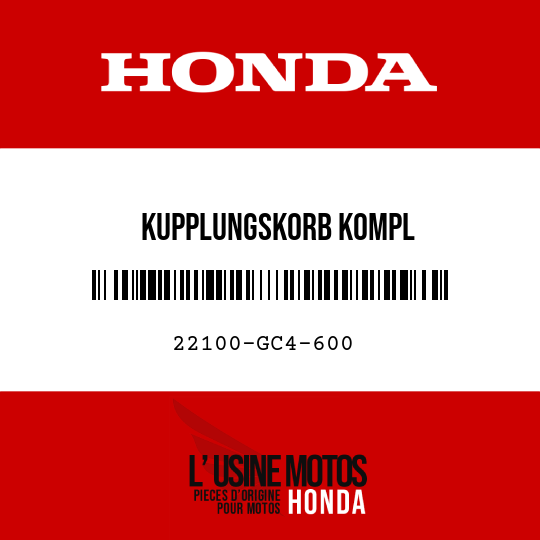 image de 22100-GC4-600 KUPPLUNGSKORB KOMPL