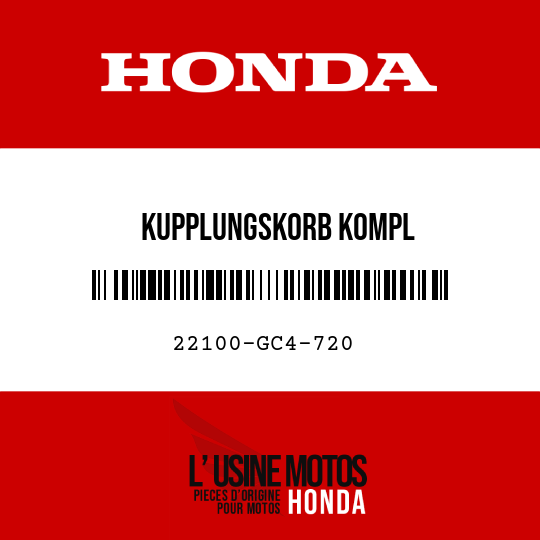 image de 22100-GC4-720 KUPPLUNGSKORB KOMPL