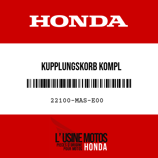 image de 22100-MAS-E00 KUPPLUNGSKORB KOMPL