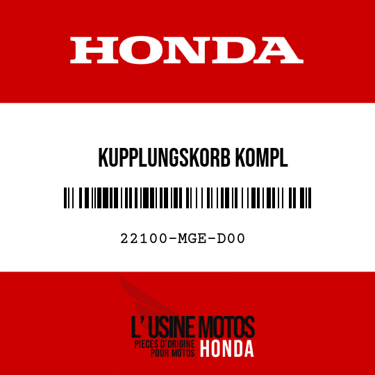 image de 22100-MGE-D00 KUPPLUNGSKORB KOMPL