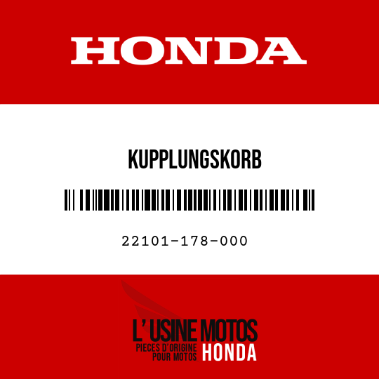 image de 22101-178-000 KUPPLUNGSKORB