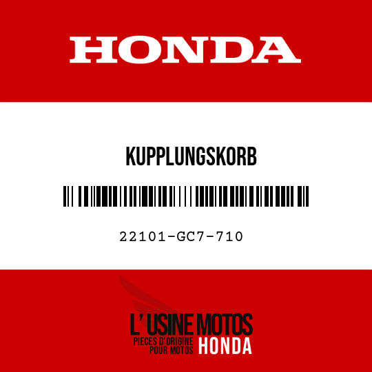 image de 22101-GC7-710 KUPPLUNGSKORB