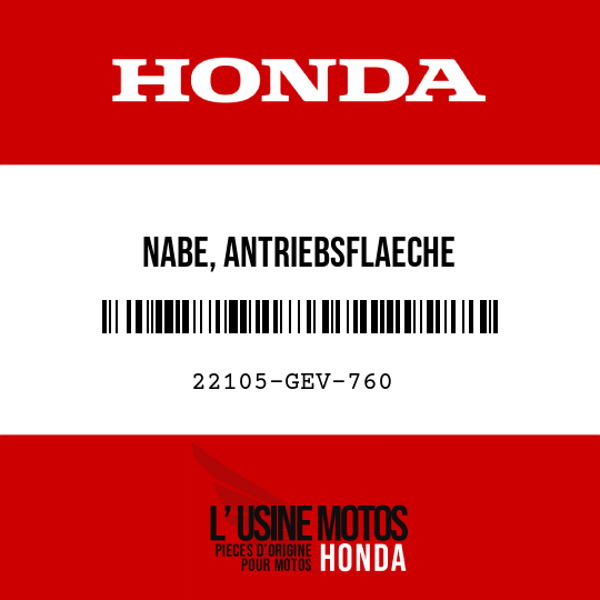 image de 22105-GEV-760 NABE, ANTRIEBSFLAECHE