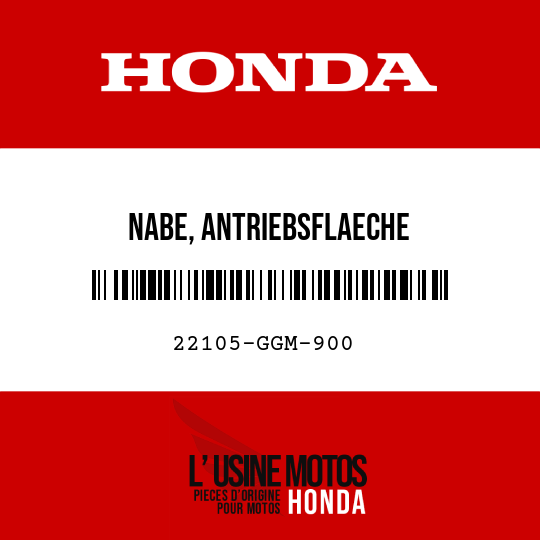image de 22105-GGM-900 NABE, ANTRIEBSFLAECHE
