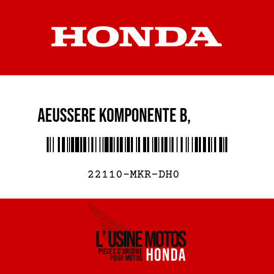 image de 22110-MKR-DH0 AEUSSERE KOMPONENTE B,        KUPPLUNG (GELB)