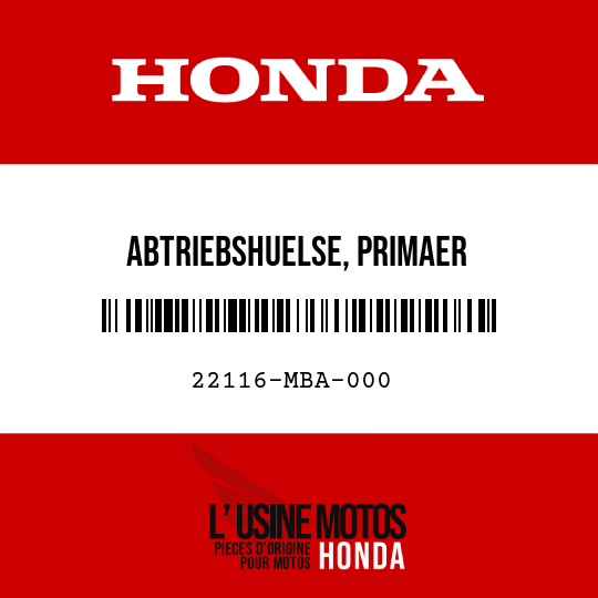 image de 22116-MBA-000 ABTRIEBSHUELSE, PRIMAER