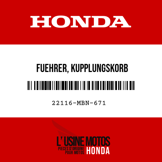 image de 22116-MBN-671 FUEHRER, KUPPLUNGSKORB