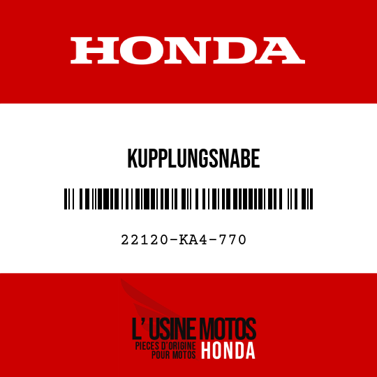 image de 22120-KA4-770 KUPPLUNGSNABE