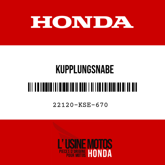 image de 22120-KSE-670 KUPPLUNGSNABE