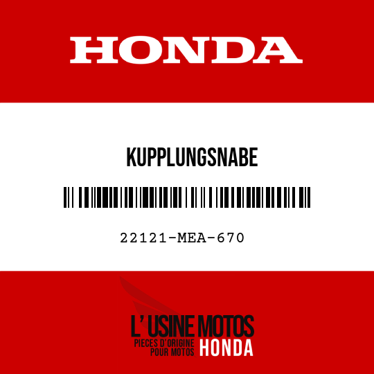 image de 22121-MEA-670 KUPPLUNGSNABE