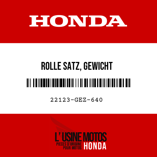 image de 22123-GEZ-640 ROLLE SATZ, GEWICHT