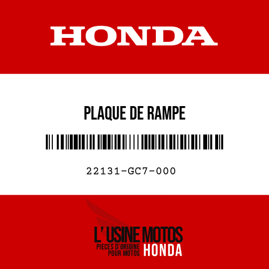 image de 22131-GC7-000 PLAQUE DE RAMPE