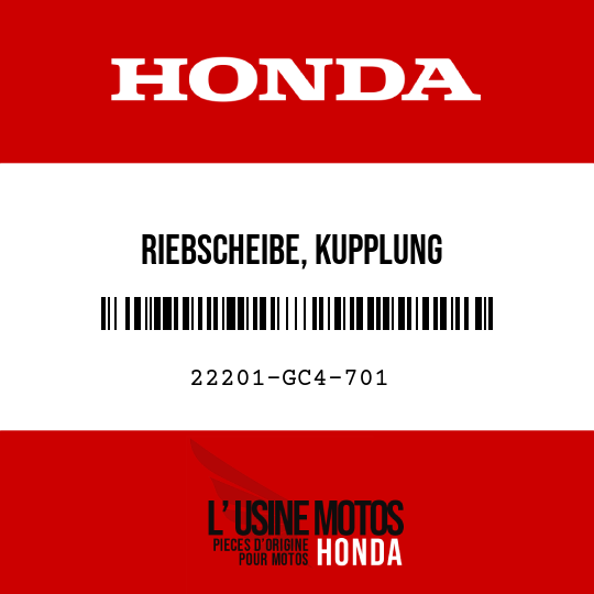 image de 22201-GC4-701 RIEBSCHEIBE, KUPPLUNG