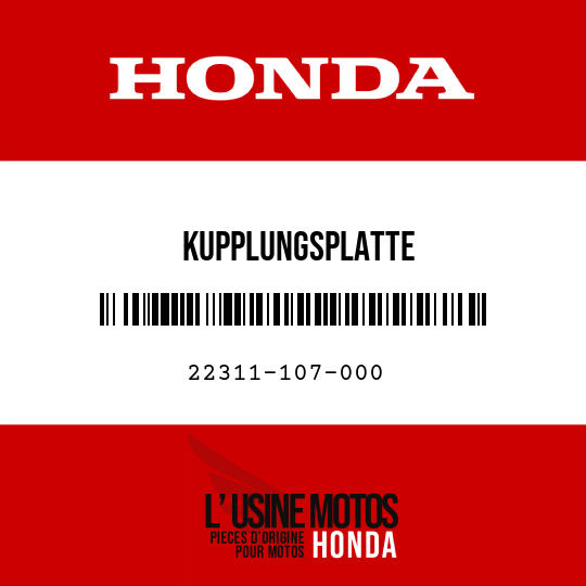 image de 22311-107-000 KUPPLUNGSPLATTE