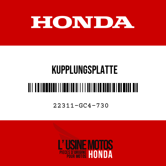 image de 22311-GC4-730 KUPPLUNGSPLATTE