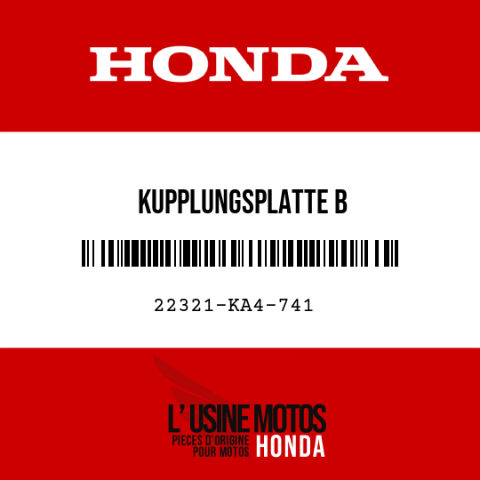 image de 22321-KA4-741 KUPPLUNGSPLATTE B