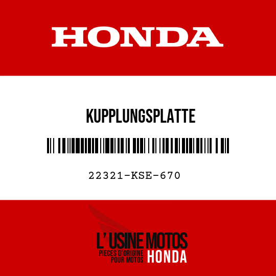 image de 22321-KSE-670 KUPPLUNGSPLATTE