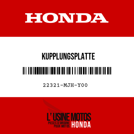 image de 22321-MJH-Y00 KUPPLUNGSPLATTE
