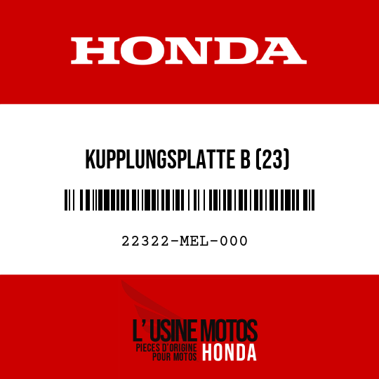 image de 22322-MEL-000 KUPPLUNGSPLATTE B (23)