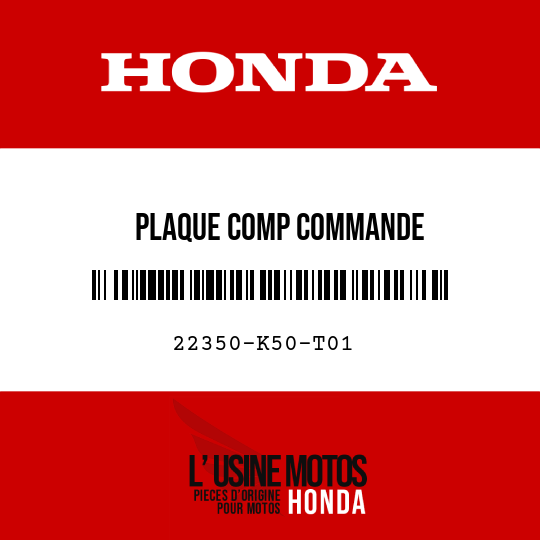 image de 22350-K50-T01 PLAQUE COMP COMMANDE