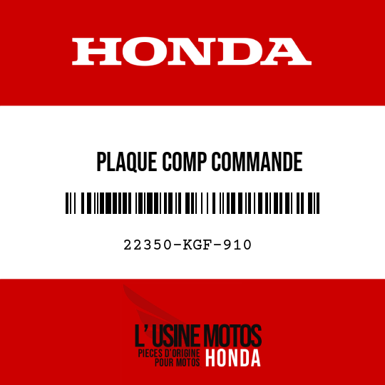 image de 22350-KGF-910 PLAQUE COMP COMMANDE