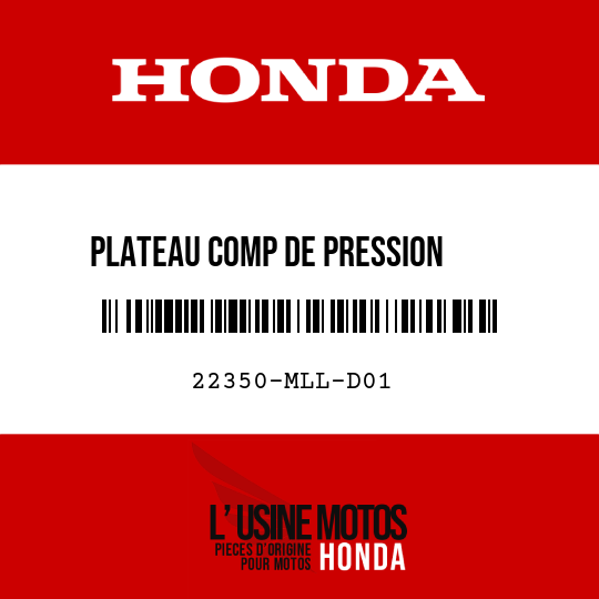 image de 22350-MLL-D01 PLATEAU COMP DE PRESSION     D'EMBRAYAGE