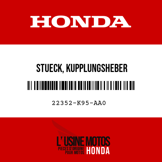 image de 22352-K95-AA0 STUECK, KUPPLUNGSHEBER