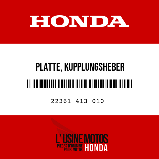 image de 22361-413-010 PLATTE, KUPPLUNGSHEBER