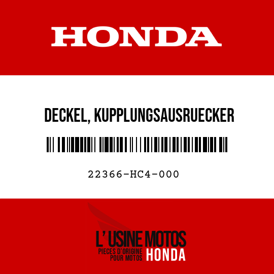 image de 22366-HC4-000 DECKEL, KUPPLUNGSAUSRUECKER