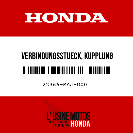 image de 22366-MAJ-G00 VERBINDUNGSSTUECK, KUPPLUNG