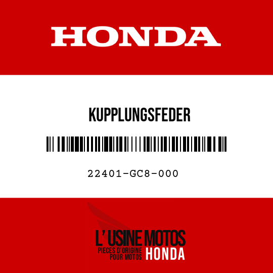image de 22401-GC8-000 KUPPLUNGSFEDER