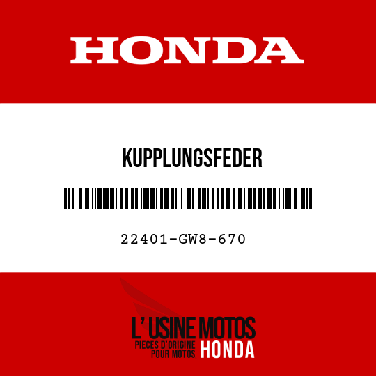 image de 22401-GW8-670 KUPPLUNGSFEDER