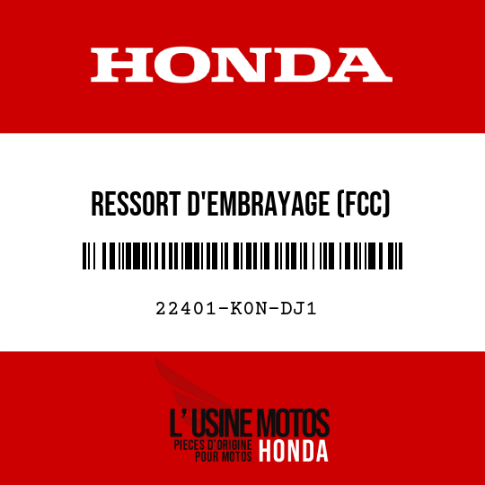 image de 22401-K0N-DJ1 RESSORT D'EMBRAYAGE (FCC)