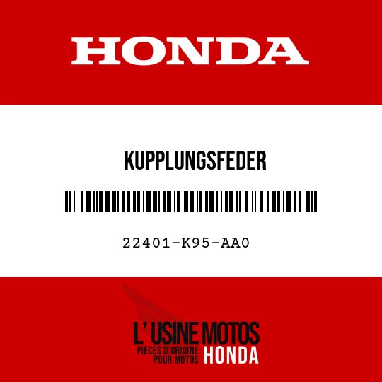 image de 22401-K95-AA0 KUPPLUNGSFEDER