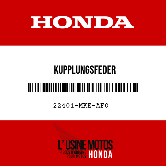 image de 22401-MKE-AF0 KUPPLUNGSFEDER