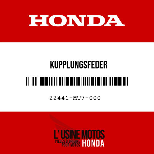 image de 22441-MT7-000 KUPPLUNGSFEDER