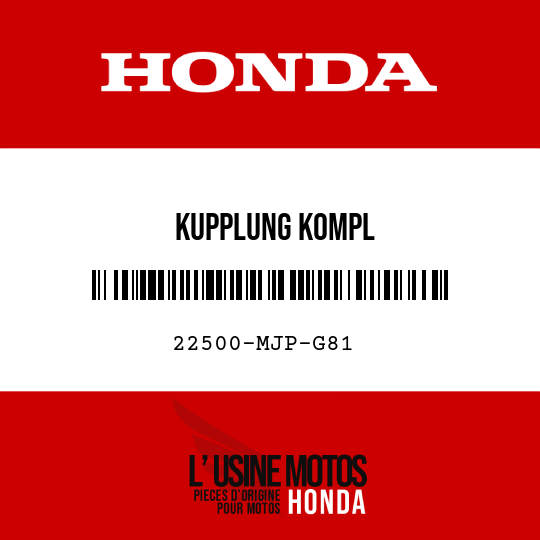 image de 22500-MJP-G81 KUPPLUNG KOMPL
