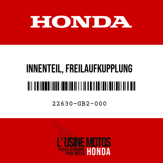 image de 22630-GB2-000 INNENTEIL, FREILAUFKUPPLUNG
