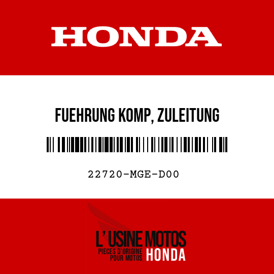 image de 22720-MGE-D00 FUEHRUNG KOMP, ZULEITUNG