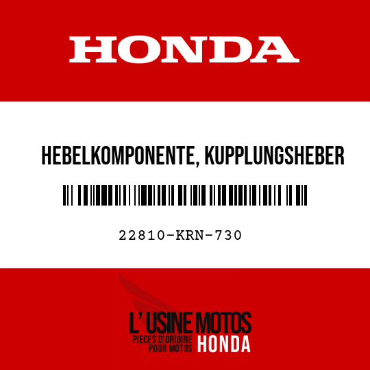 image de 22810-KRN-730 HEBELKOMPONENTE, KUPPLUNGSHEBER