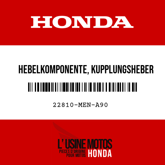 image de 22810-MEN-A90 HEBELKOMPONENTE, KUPPLUNGSHEBER