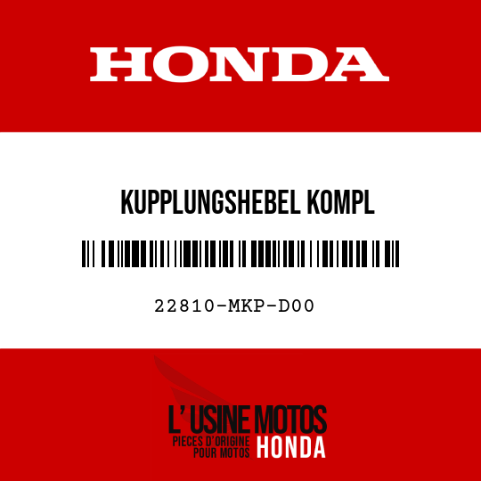 image de 22810-MKP-D00 KUPPLUNGSHEBEL KOMPL