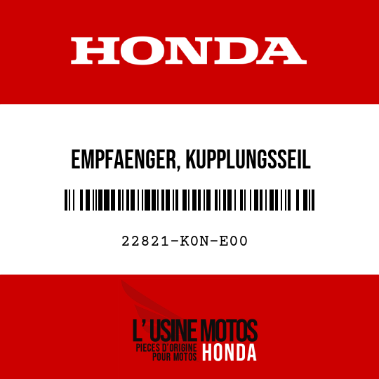 image de 22821-K0N-E00 EMPFAENGER, KUPPLUNGSSEIL