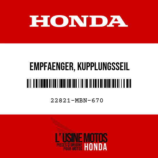image de 22821-MBN-670 EMPFAENGER, KUPPLUNGSSEIL