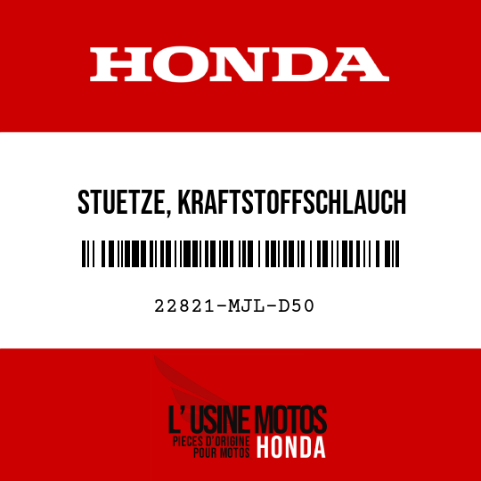 image de 22821-MJL-D50 STUETZE, KRAFTSTOFFSCHLAUCH