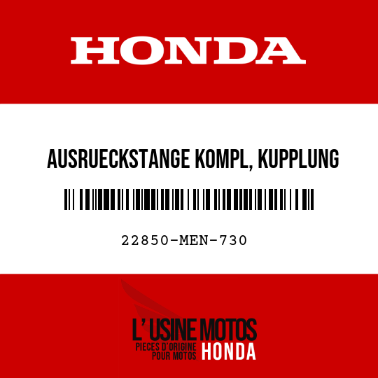 image de 22850-MEN-730 AUSRUECKSTANGE KOMPL, KUPPLUNG